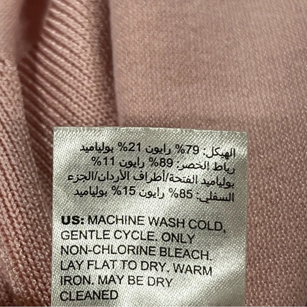 WHBM long sleeve pale pink open long cardigan/ duster - Picture 8 of 12